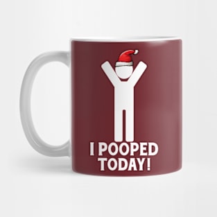 I Pooped Today Christmas Mug